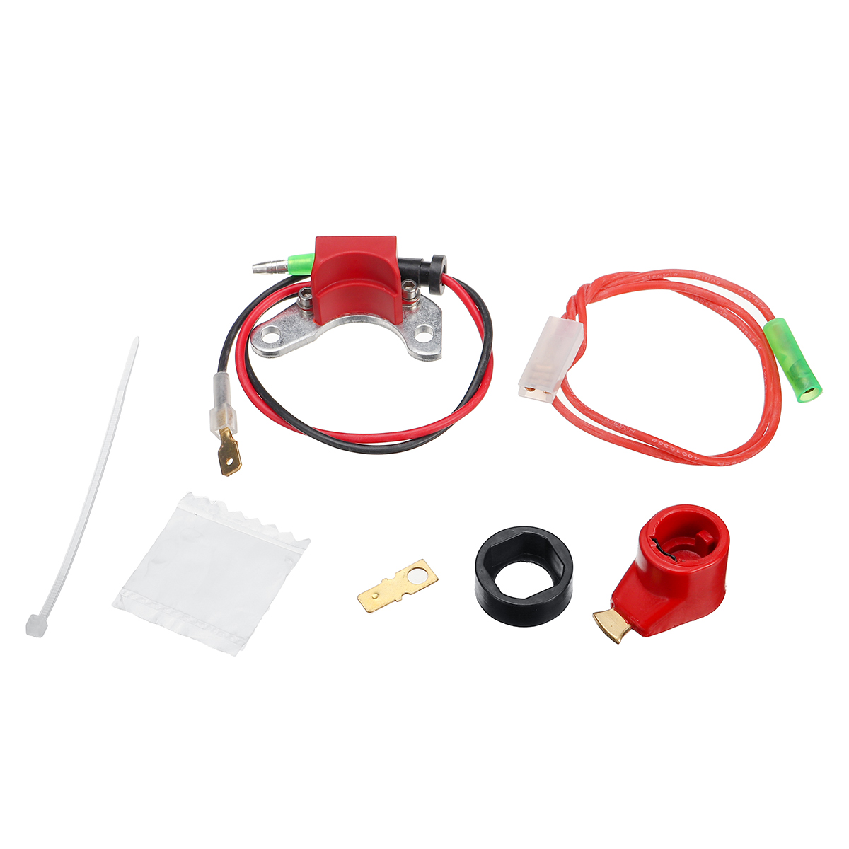 A Set Electronic Ignition Points Conversion Distributor Coil Kit Fit All Cars For LUCAS 25D + DM2 Distributor