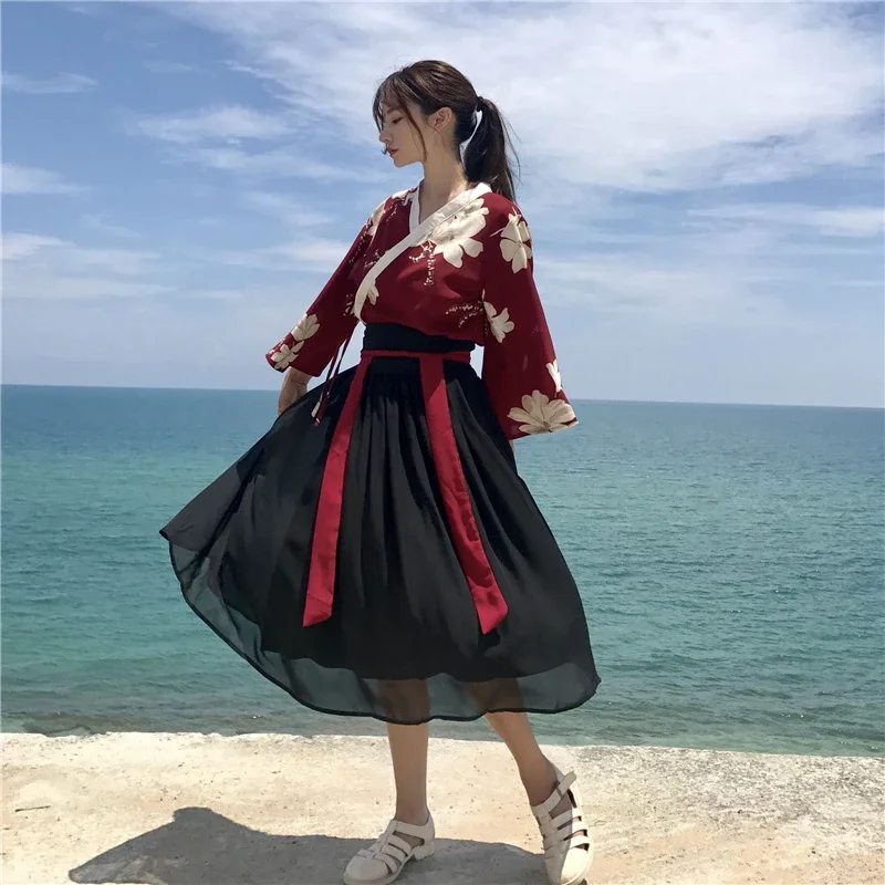 Robe Kimono für Füllungen und Femmes, Stil Japonais Columbro, Vintage Hanfu Haori Kawaii, Gießen Sie Fête, Yukata, Vêtements Asiatiques, j