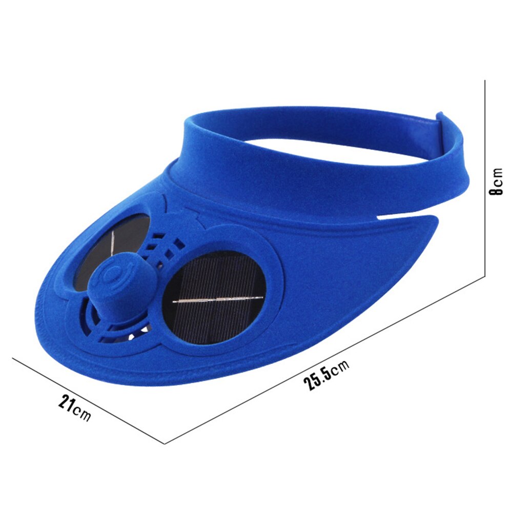 Zonne-energie Zon Baseball Hoeden Met Koelventilator Vrouwen Mannen Zomer Camping Vissen Baseball Cap Met Solar Power Cooling Fan