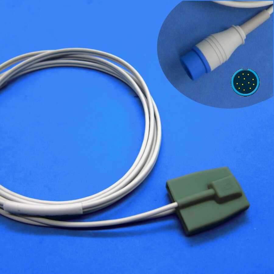 Long Calbe Neonate wrap SPO2 Sensor for Comen star8000E, C50,C90 analog patient monitor: child silicone