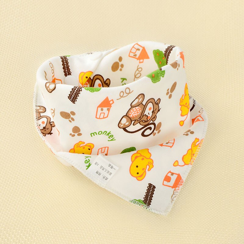 BalleenShiny Zachte Katoenen Bandana Slabbetjes Baby Babador Voeden Zuigeling Burp Doeken Cartoon Speeksel Handdoek Baby Eten Accessoire: 18