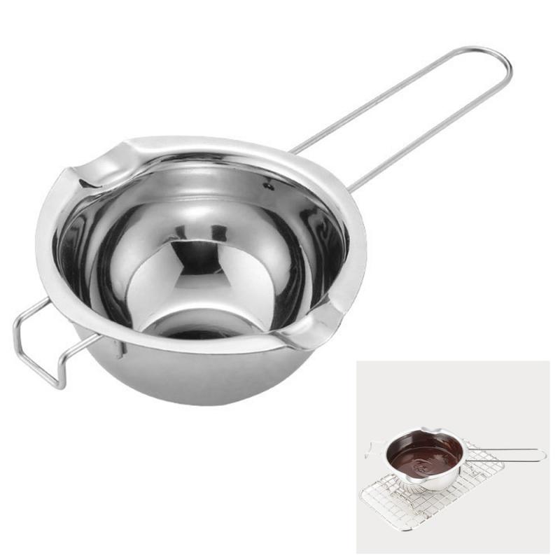 Olla de acero inoxidable para fundir cera, jabón artesanal para velas, mantequilla de Chocolate, jabón antiadherente, fácil limpieza, muebles de Cocina