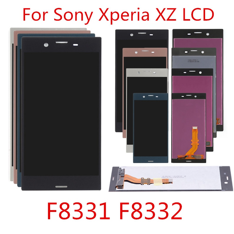LCD Voor SONY Xperia XZ Display F8331 F8332 Touch Screen Digitizer Vervangende Onderdelen Voor SONY Xperia XZ LCD Display