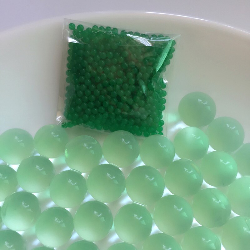 3000 Deeltjes Multi Kleur Kristal Kralen Jelly Kinderen Speelgoed Hydrogel Bal Plantenteelt Ballen Die Groeien In Water: Light Green
