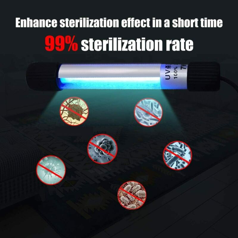 5W/11WPortable LED UV Disinfection Lamp Tube Handheld UVC Sterilizer Germicidal Lights