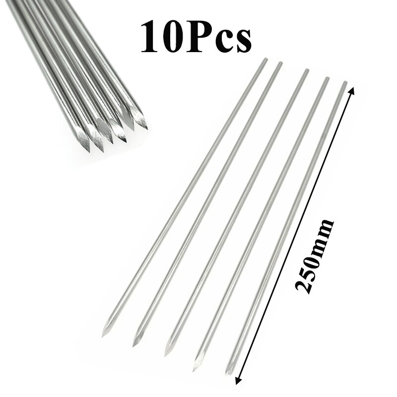 Hilo Kirschner de acero inoxidable, aguja de tracción ósea, instrumento ortopédico para clínica de mascotas, 10 unids/bolsa: 10Pcs 1.0mm