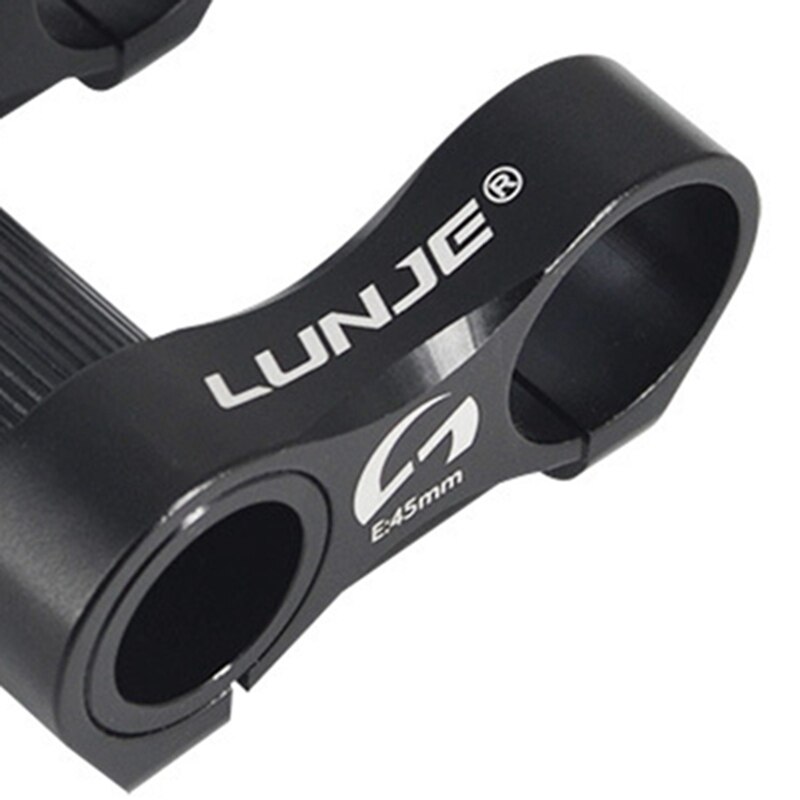 LUNJE Folding Bike Double Stem Adjustable Double Stem Bike Stem Bicycle Handlebar Stem Extender