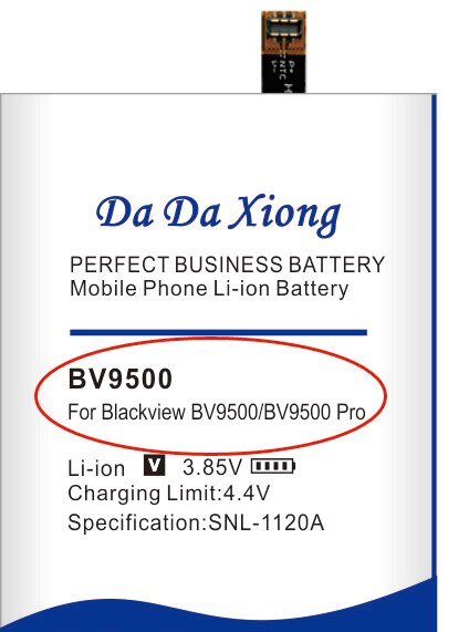 Batería de alta capacidad para Blackview BV6000 BV6000S BV7000 Pro BV8000 pro BV9000 Pro BV9500 Pro MT6763T 536380, batería de teléfono: BV9500