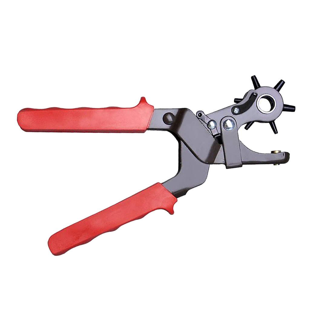 Heavy Duty Rotary Leather Hole Punch Set for Belts Straps Collars