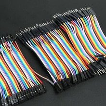 120Pcs Hight Bunte Gute Männlichen Zu Weiblichen Dupont Draht Jumper Kabel Für Arduino Breadboard 11cm