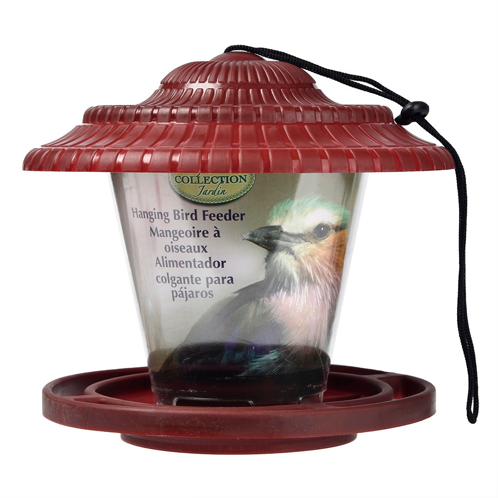 NEUE Vogel Feeder Hängen für Garten Hof Dekoration Sechseck Geformte Mit Dach für Home Office 0129P0. 3