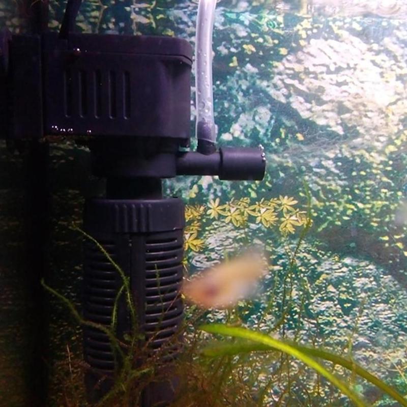 3W 3 in 1 Mini Aquarium Purifier Aquarium Filter Aquarium Zuurstof Dompelpomp Waterzuiveraar