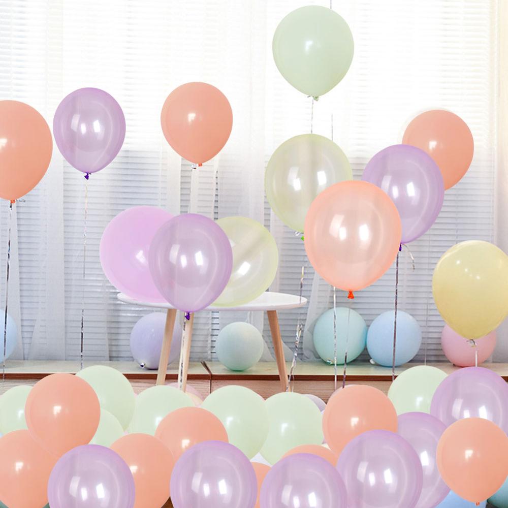 30pcs Crystal Pastel Balloons Transparent Party Latex Ballon Round Helium Air Globos Birthday Wedding Decoration Supplies
