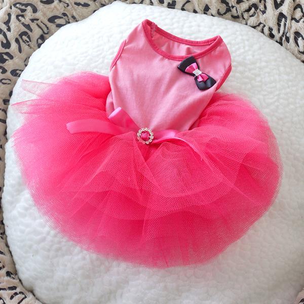 Vestido de princesa con tutú para perro y gato, ropa de XS a L