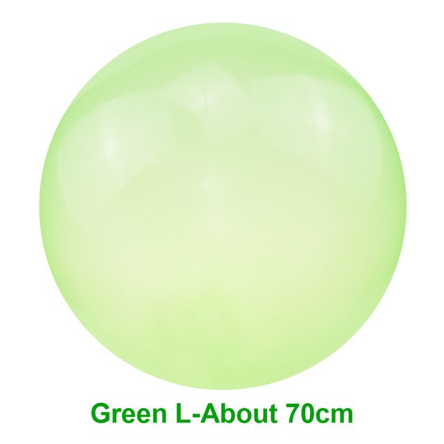 In Stock Durable Bubble Ball Inflatable Fun Ball Amazing Tear-Resistant Super Wubble Bubble Ball Inflatable Outdoor Balls: L Green