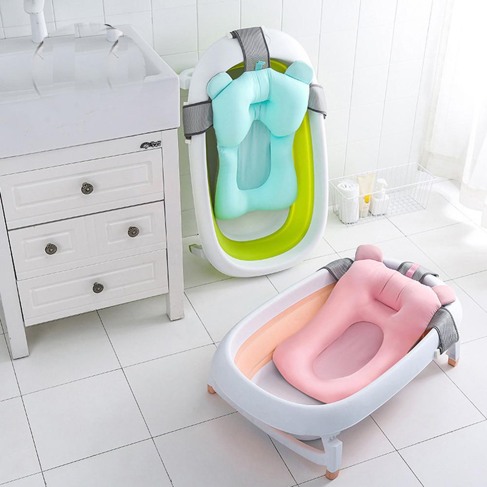 Alfombrilla de bañera portátil para ducha de bebé, duradero, alfombrilla de bañera de seguridad para bebé, soporte para asiento
