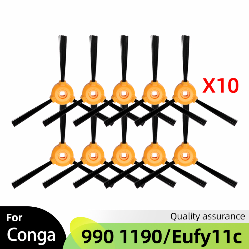 For Cecotec Conga Excellence 990 Conga 1190, Eufy RoboVac 11 11C, Ecovacs N79S Spare Parts Main Side Brush Hepa Filter Accessory: army green