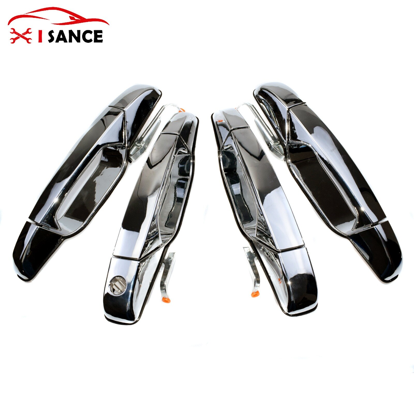 Chrome Outside Exterior Door Handle Front Rear Left Right For Chevy Tahoe Yukon Gmc Cadillac 15915147,15915148,15915619,15915620