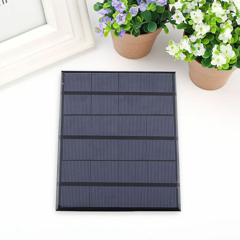 Solar Panel System Charger 3.5W 6V Charging for Mobile Phone Power Bank Camping 165x135x2mm--M25