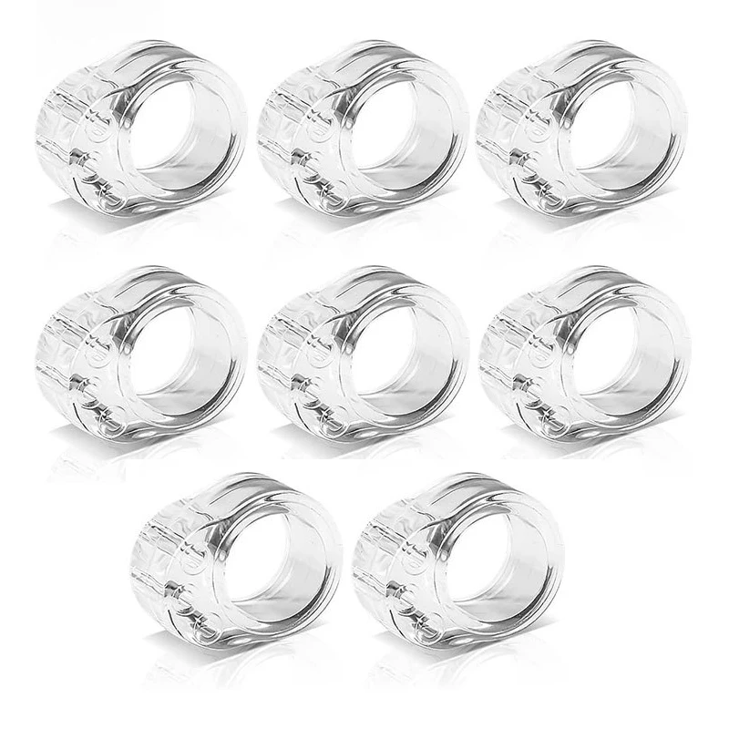 Türstopper, transparent, Silikagel, Türgriff, Puffer, Wandschutz, Türklinke, Stoßstange, Wände, Möbelschutz: Grau