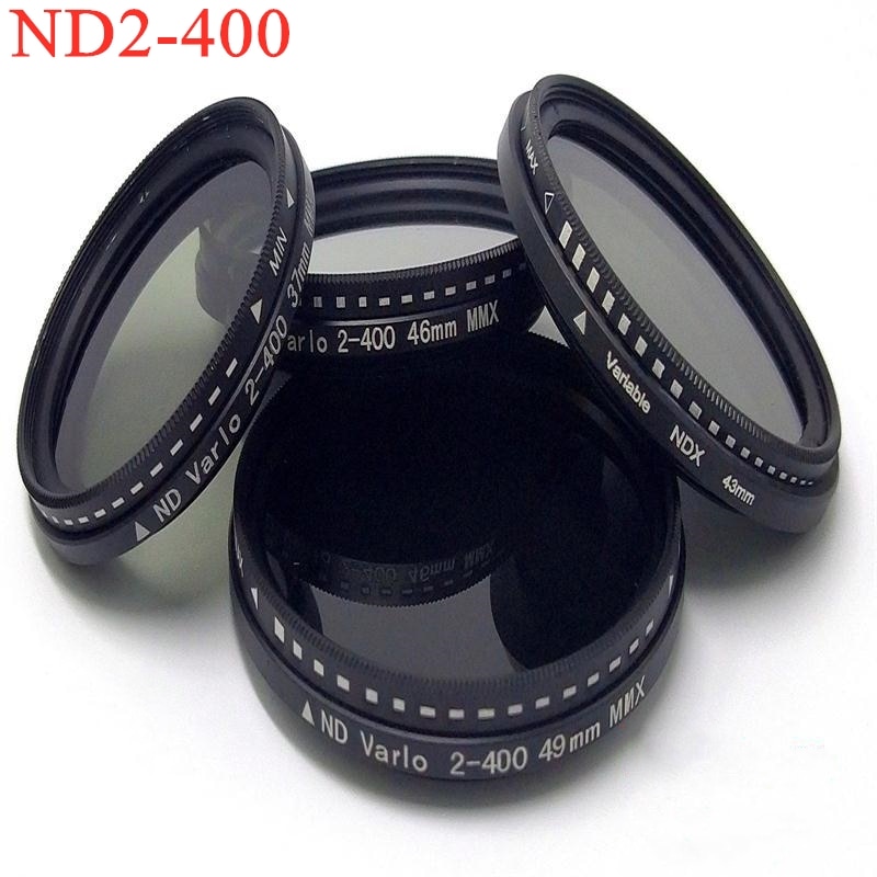 ND2-400 Filter 49MM 52MM 58MM 62MM 67MM 72MM 77MM Schlank Fader Variable ND objektiv Filter Einstellbare ND2 zu ND400 neutral Dichte