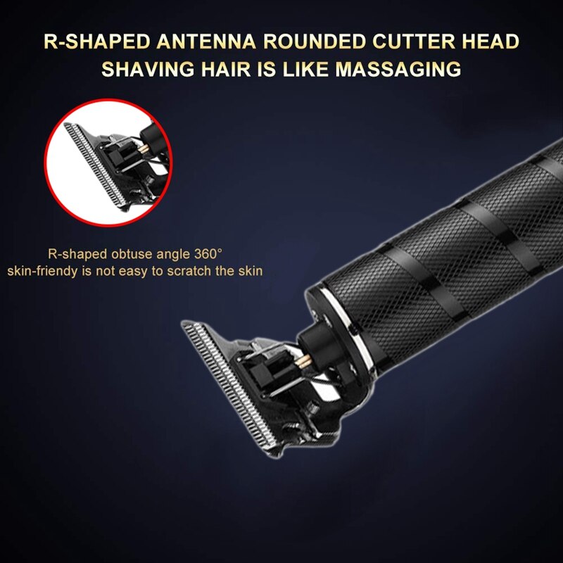 Rechargeable Cordless Cutting T-Blade Trimmer Hair Clippers Electric Outliner Clippers Barber Grooming