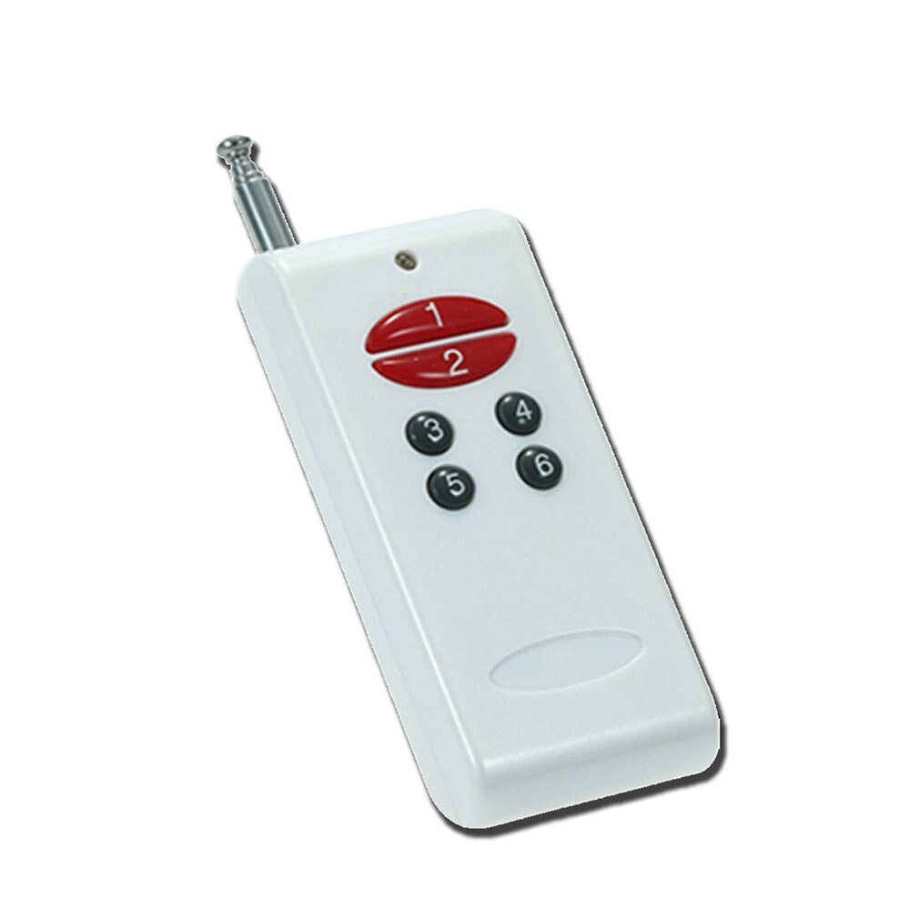 2 in 1 Wireless 12V 6 Channel 6-Way Module Learning Switch & 4pcs 6-Button Wireless Remote Controller Set