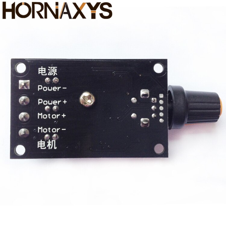 DC 6V 12V 24V 28VDC 3A 80W PWM Motor Speed Controller Regulator Adjustable Variable Speed Control With Potentiometer Switch