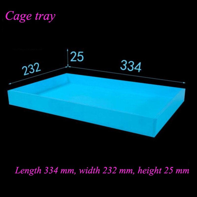 Maison de Hamster bleu grande taille Villa acrylique Double cobaye Cage petit animal de compagnie pour un Hamster Bservation nid