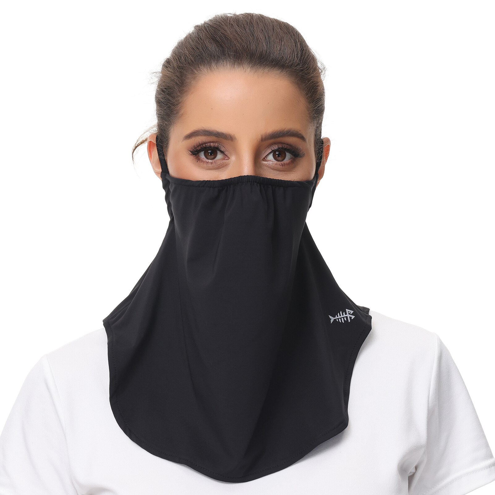 Bassdash UPF 50+ UV Men Women Face Neck Sunshade with Adjustable Earloops Sun Protection Neck Gaiter