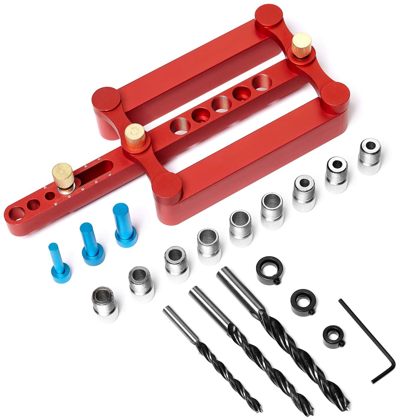 15 graden boorhoek pocket hole schroef jig deuvel boor schrijnwerkset timmerlieden houtwerk tool timmerwerk locator - color- blue kopen? | Korting tot 73