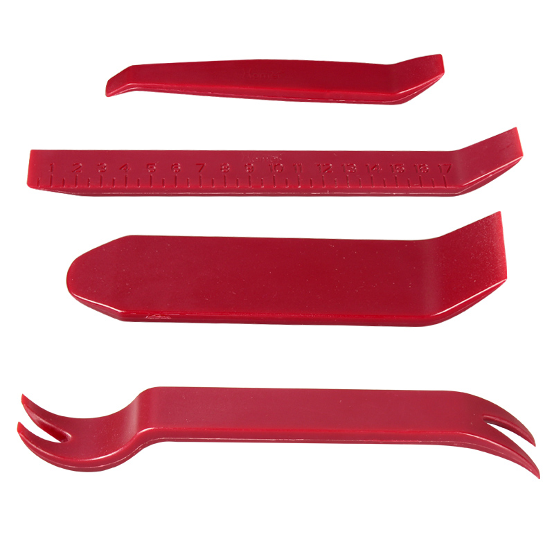 PROSTORMER 4 PCS Crawbar Set For Car Audio Repairment Multi-function Opening Tools Disassemble Crowbar
