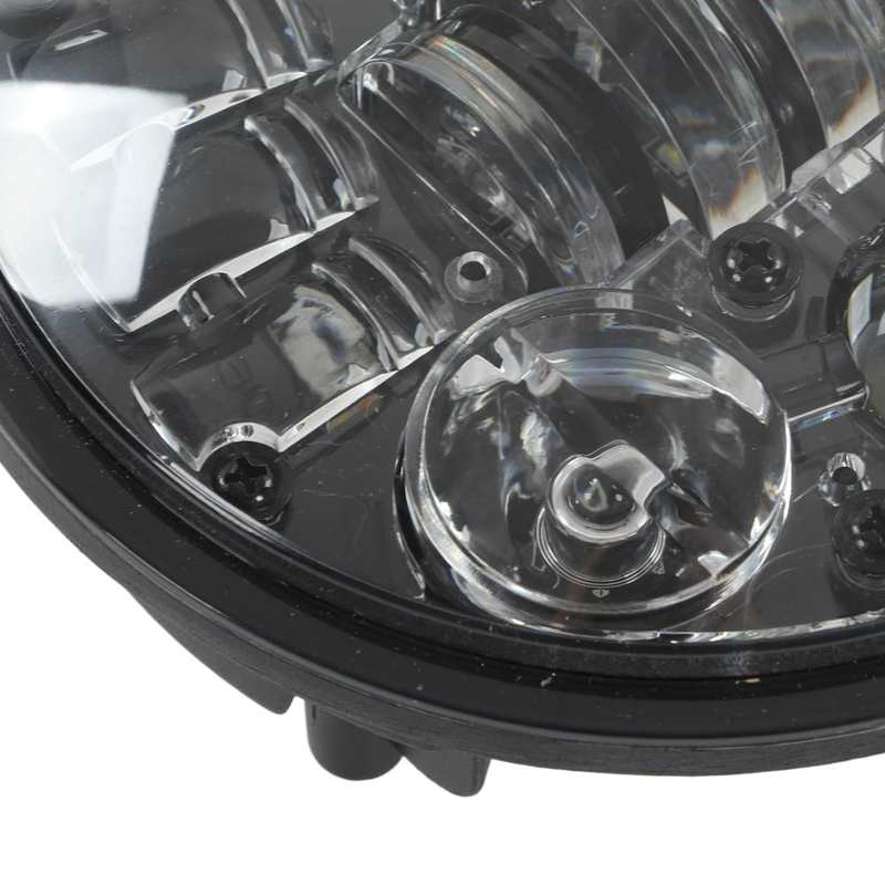 Motorfiets Koplamp Vintage Stijl Lampe De Moto LED, 6.5in Rétro Rond Phare IPX66 Étanche Pour Motos Groot Dimlicht Motorfiets Koplamp Vintage Stijl Lampe De Moto LED, 6.5in Rétro Rond Phare IPX66 Étanche Pour Motos Groot Dimlicht