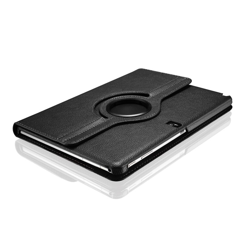 For Samsung Galaxy Tab Pro 10.1 inch T520 T525 T521 Note P600 P601 P605 Tablet Case 360 Rotating Bracket Leather Cover: Black / NOTE 10.1 SM-P600