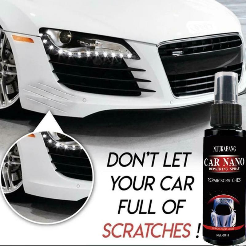 30ml Car Accessories Car Scratch Repair Nano Spray Crystal Coating Repair Refurbishment Fluid White Headlight Repair