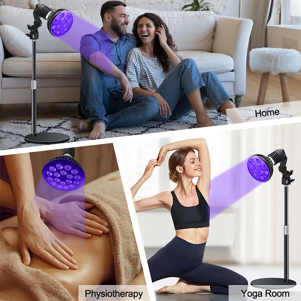 UV-Bräunungslampe, 54 W, Solariumlampe zum Bräunen, Körperpflege, 18 LEDs, Hautpflege für bronzierte Haut, Lichtlampe 460 nm und 480 nm