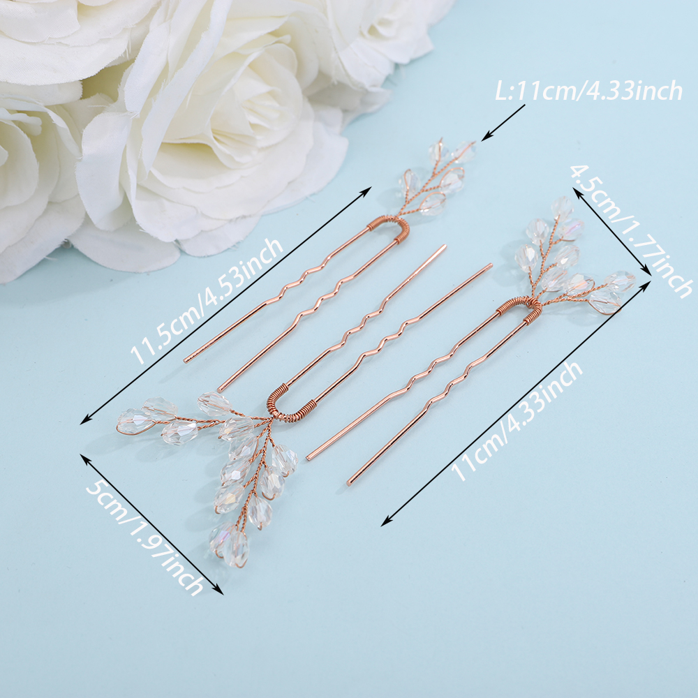 Zilveren hoofddeksels, kristallen haarspelden, gouden bruidshaarsieraden, dameshoofdsieraden, parel bruidshaaraccessoires, bruidsmeisjesaccessoires