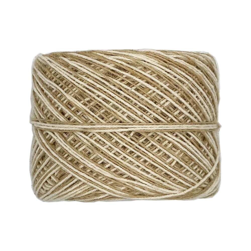 Rouleau de fil de lin mélangé pour sac de Crochet, fil de lin de coton, matériel de tricot de laine, napperon et dessous de verre crochetés
