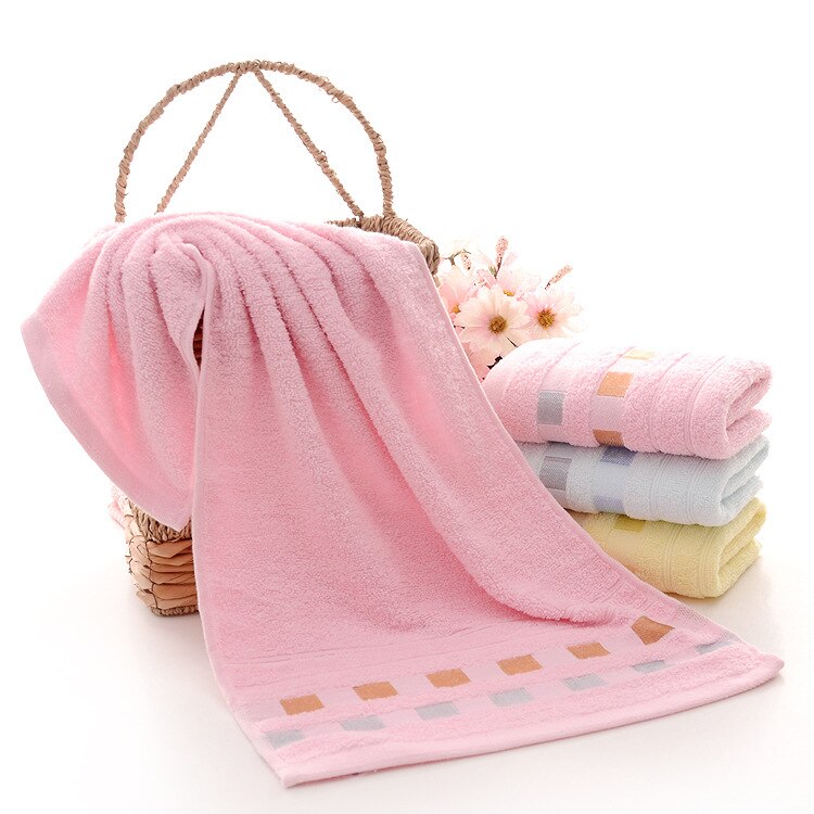 T020A Prijs Geel Blauw Roze 34Cm * 74Cm Hotel Thuis Gezicht Handdoek Of Handdoek: pink