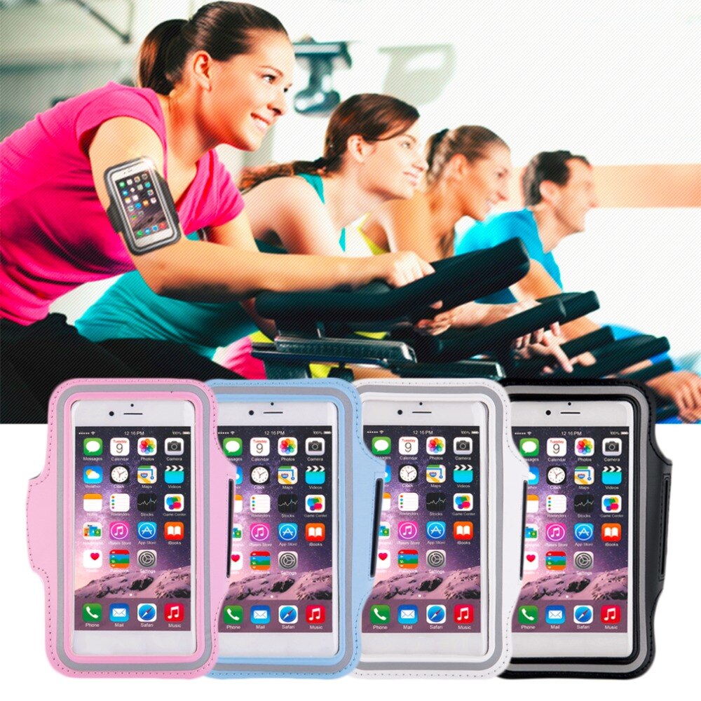 Unisex Sport Verstelbare Duurzaam Wasbaar Beschermende Pouch Case Gym Running Oefening Arm Band Case voor Samsung Galaxy