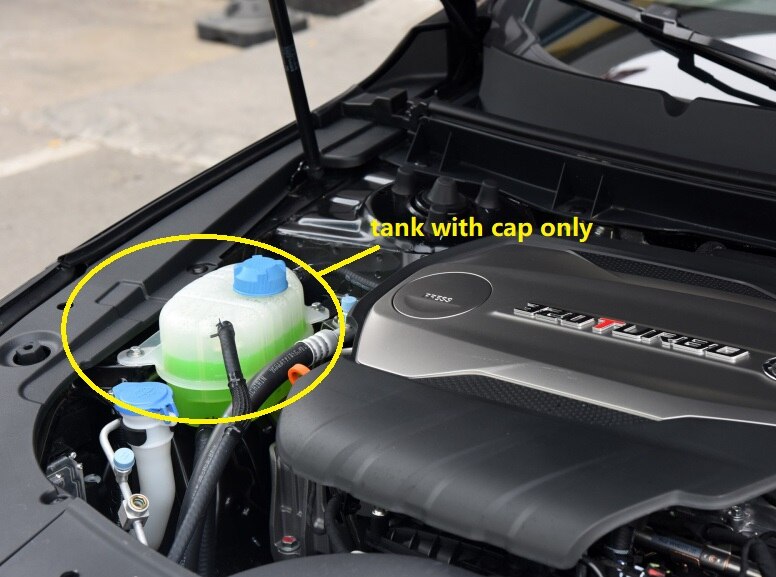 Tanque de depósito de refrigerante con tapa para recambios de motor de coche chino GAC TRUMPCH GA8