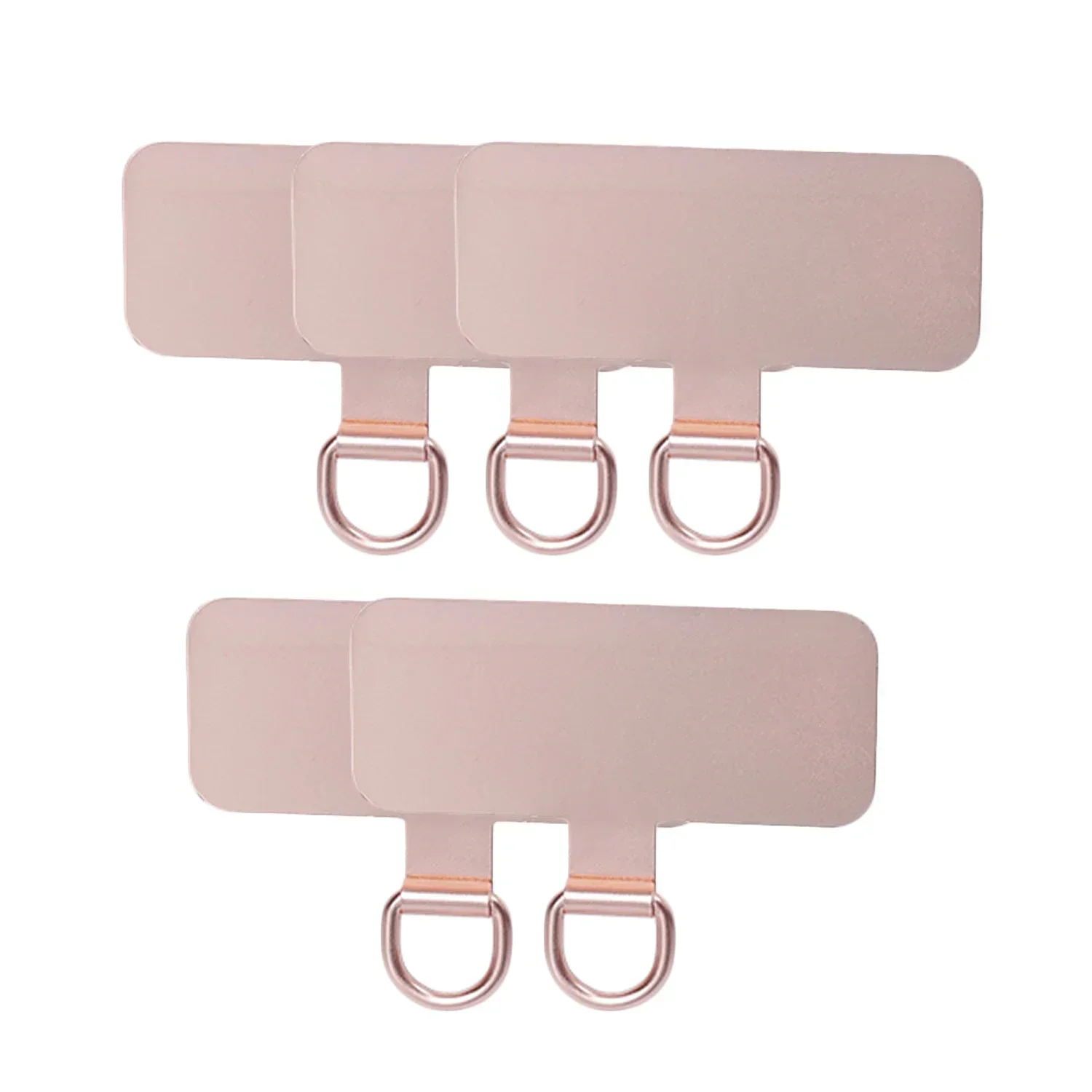 Metal Phone Tether Tab with Anti-Scratch Film Universal Mobile Phone Lanyard Gasket Replacement Stainless Steel Phone Patch Pads: Orange