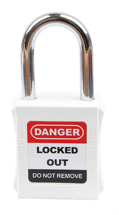 2pc Loto 38mm Color Different Security Lock Safety Padlock: KD NT-A38S White