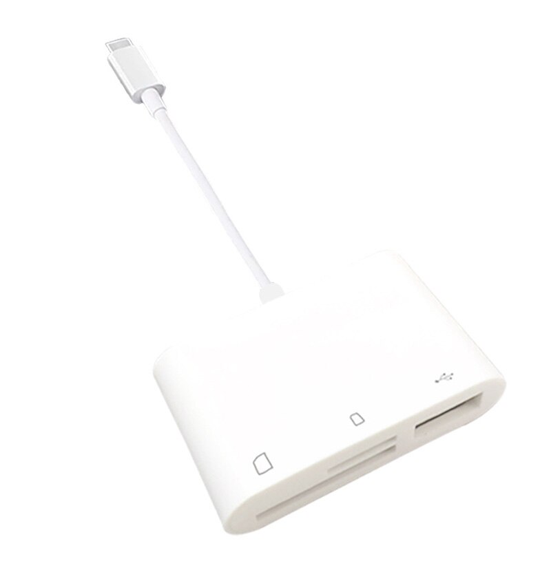 Czytnik kart sd tf typu c z systemem ios i kamerą usb otg robić iphone'a xs max xr, ipada zawodowiec, macbooka, huawei  p20 p30, samsunga  s8