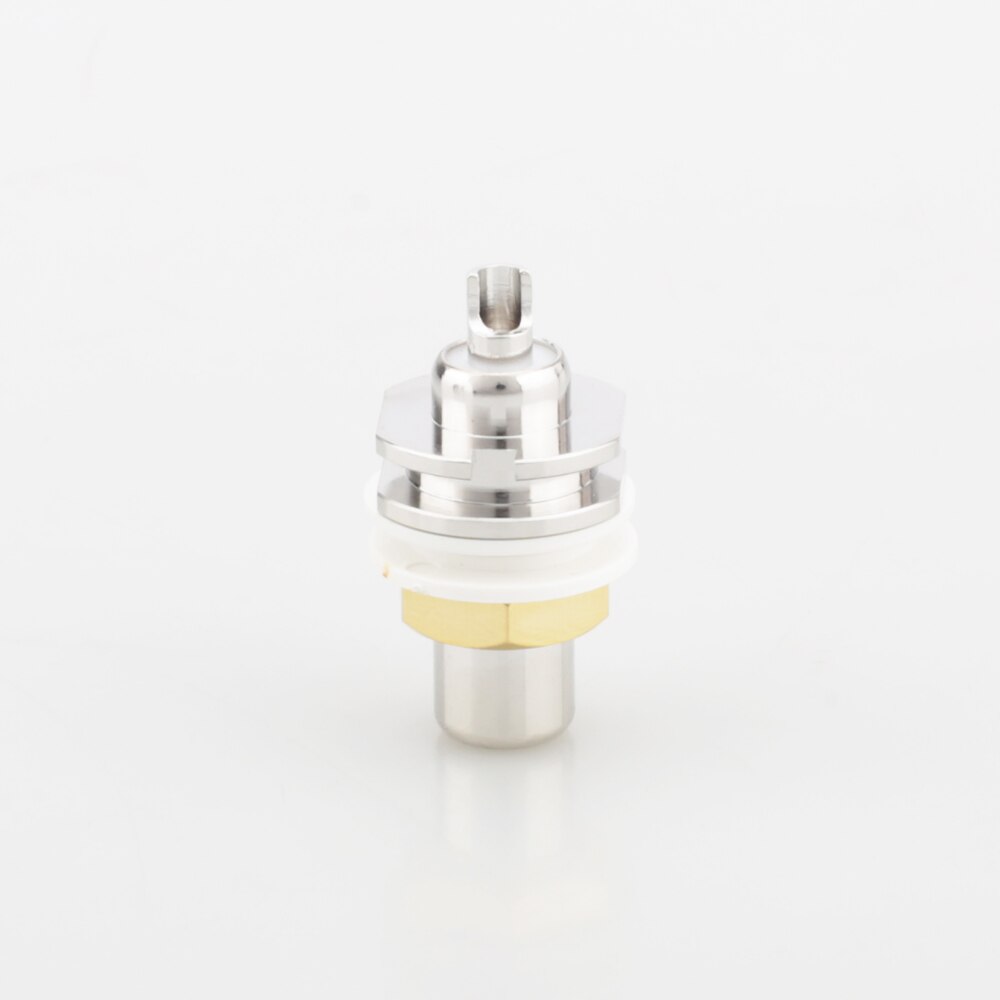 Oi-end ródio chapeado não solda rca soquete conector para cd player amplificador