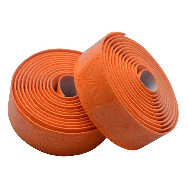 Road Bike Handlebar Tapes Bicycle Bar Tape Wrapping Belt Anti-Slip Cycling Handle Grips Wraps Dead Fly Bicycle Strap: Orange