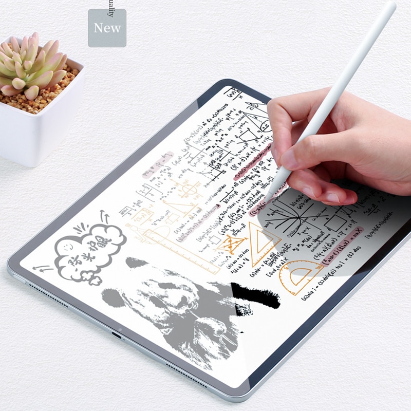 Papir lignende skærmbeskytter film til ipad pro 11 10.5 9.7 papirlignende film til ipad pro 12.9 mat film