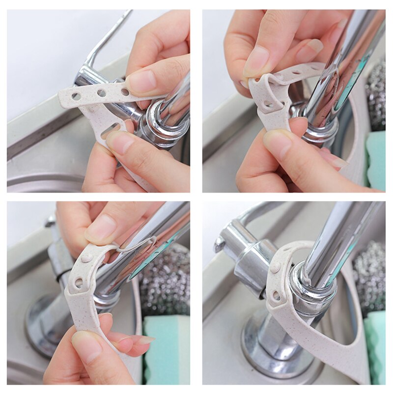 Keuken Cleaning Tools Gebruiksvoorwerpen Organizer Verstelbare Snap Sink Zeep Spons Houder Keuken Opknoping Afvoer Mand Keuken Gadgets.