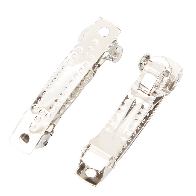 10pcs French Barrette Style Spring Hair Clips Automatic Clip Blank Width Setting Hairpin Supplies For Jewelry Making DIY