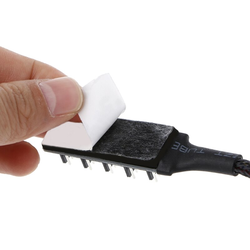 1 to 5 4- pin molex  tx4 pwm cpu kjølevifte splitter adapter flettet strømkabel